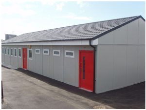 Commercial temporary building