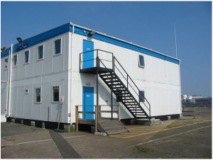 Temporary site offices